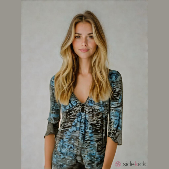 FREE PEOPLE~BLOUSE~PRETTY~ S - Picture 2 of 6